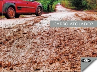 Atolou o carro?